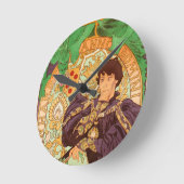 Alphonse Mucha Prince en Dragon Ronde Klok (Hoek)