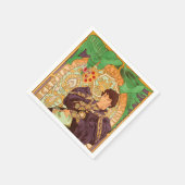 Alphonse Mucha Prince en Dragon Servet (Hoek)