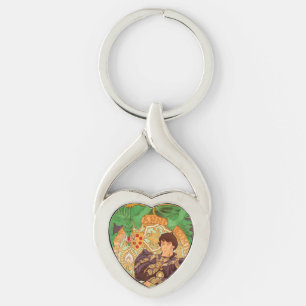 Alphonse Mucha Prince en Dragon Sleutelhanger