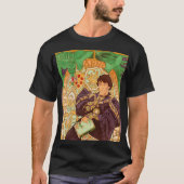 Alphonse Mucha Prince en Dragon T-shirt (Voorkant)