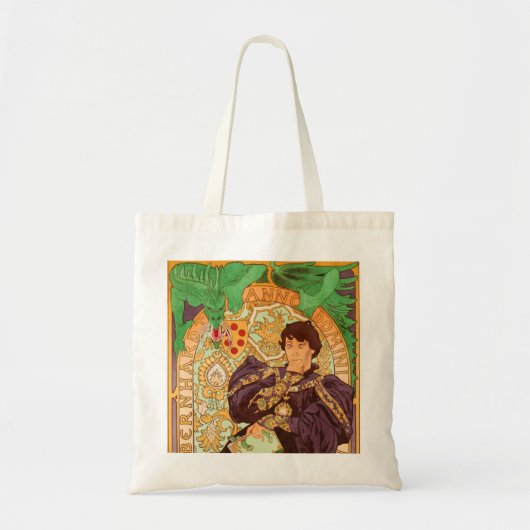 Alphonse Mucha Prince en Dragon Tote Bag (Voorkant)