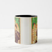 Alphonse Mucha Prince en Dragon Tweekleurige Koffiemok (Center)