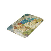 Alphonse Mucha Princess Hyacinth Art Nouveau Badmat (Gekanteld)