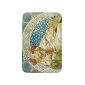 Alphonse Mucha Princess Hyacinth Art Nouveau Badmat (Voorkant Verticaal)