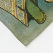 Alphonse Mucha Princess Hyacinth Art Nouveau Fleece Deken (Hoek)