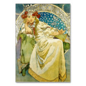 Alphonse Mucha Princess Hyacinth Art Nouveau Kaart (Voorkant)