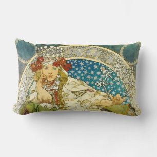 Alphonse Mucha Princess Hyacinth Art Nouveau Kussen