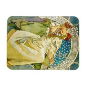 Alphonse Mucha Princess Hyacinth Art Nouveau Magneet (Horizontaal)