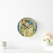Alphonse Mucha Princess Hyacinth Art Nouveau Ronde Klok (Huis)