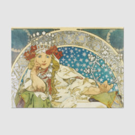 Alphonse Mucha Princess Hyacinth Art Nouveau Tissuepapier