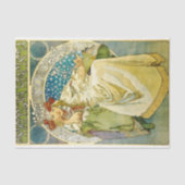 Alphonse Mucha Princess Hyacinth Art Nouveau Tissuepapier (Voorkant)