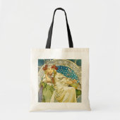 Alphonse Mucha Princess Hyacinth Art Nouveau Tote Bag (Voorkant)