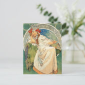 Alphonse Mucha Princess Hyacinth Briefkaart (Staand voorkant)