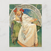 Alphonse Mucha Princess Hyacinth Briefkaart (Voorkant)