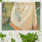 Alphonse Mucha Princess Hyacinth Kitchen Towel Theedoek (Gevouwen)
