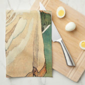 Alphonse Mucha Princess Hyacinth Kitchen Towel Theedoek (Quarter Fold)