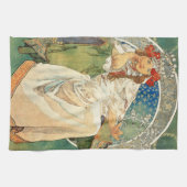 Alphonse Mucha Princess Hyacinth Kitchen Towel Theedoek (Horizontaal)