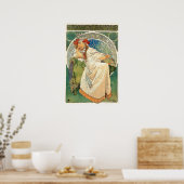 Alphonse Mucha Princess Hyacinth Poster (Keuken)
