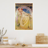 Alphonse Mucha. Princezna Hyacinta, 1911 Poster (Keuken)