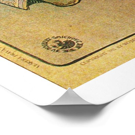 Alphonse Mucha. Princezna Hyacinta, 1911 Poster (Hoek)