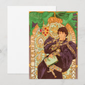 Alphonse Mucha Prins en Draak Kaart (Voorkant / Achterkant)