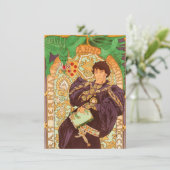 Alphonse Mucha Prins en Draak Kaart (Staand voorkant)