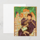 Alphonse Mucha Prins en Draak Kaart (Voorkant / Achterkant)