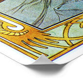 Alphonse Mucha. Repo's De La Nuit/Nocturnal Slumbe Poster (Hoek)