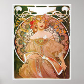 Alphonse Mucha, Reverie/Daydroom, 1896. Poster (Voorkant)