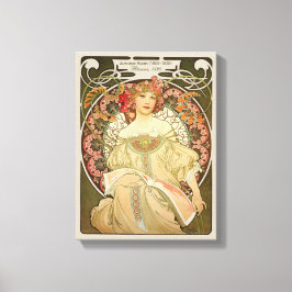 Alphonse Mucha Rêverie Daydroom CC0103 Art Nouveau Canvas Afdruk