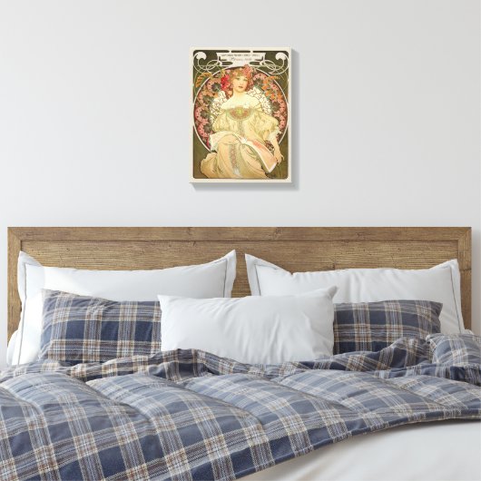 Alphonse Mucha Rêverie Daydroom CC0103 Art Nouveau Canvas Afdruk (Insitu (Slaapkamer))