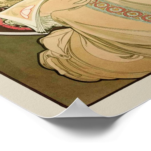 Alphonse Mucha Rêverie Daydroom CC0105 Art Nouveau Poster (Hoek)