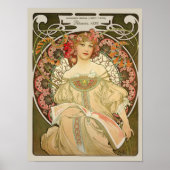 Alphonse Mucha Rêverie Daydroom CC0105 Art Nouveau Poster (Voorkant)