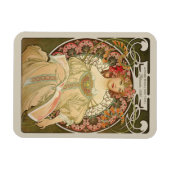 Alphonse Mucha Rêverie Daydroom CC0878 Art Nouveau Magneet (Horizontaal)