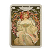 Alphonse Mucha Rêverie Daydroom CC0878 Art Nouveau Magneet (Verticaal)
