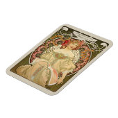 Alphonse Mucha Rêverie Daydroom CC0878 Art Nouveau Magneet (Linkerzijde)