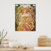 Alphonse Mucha Reverie Daydroom Poster (Keuken)