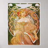 Alphonse Mucha Reverie Daydroom Poster (Voorkant)
