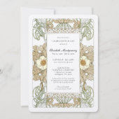 Alphonse Mucha Rozen Celebration of Life Kaart (Voorkant)