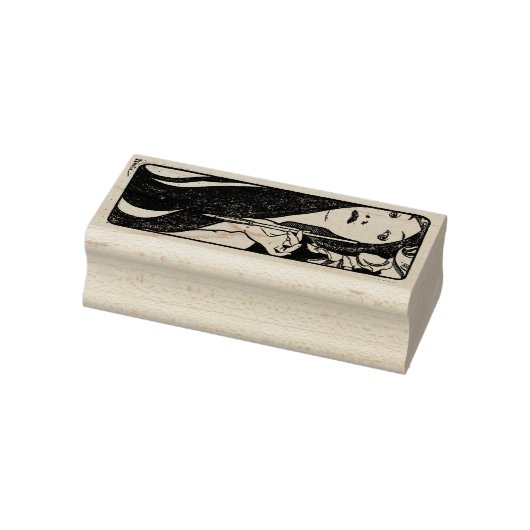 Alphonse Mucha Rubber Stamp Rubberstempel (Stempel)