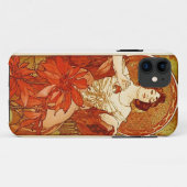 Alphonse Mucha Ruby Design Phone Case (Achterkant (horizontaal))