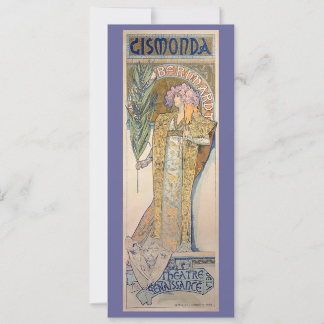 Alphonse Mucha - Sarah Bernhard Painting (Voorkant)