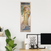 Alphonse Mucha - Sarah Bernhard Painting Poster (Thuiskantoor)