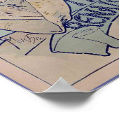 Alphonse Mucha - Sarah Bernhard Painting Poster (Hoek)