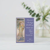 Alphonse Mucha - Sarah Bernhard Painting Visitekaartje (Staand voorkant)