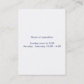 Alphonse Mucha - Sarah Bernhard Painting Visitekaartje (Achterkant)