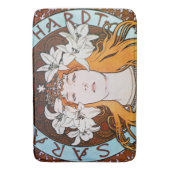Alphonse Mucha Sarah Bernhardt  Art Nouveau Badmat (Voorkant Verticaal)