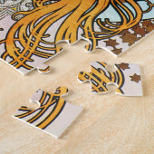 Alphonse Mucha Sarah Bernhardt Art Nouveau Legpuzzel (Zijkant)