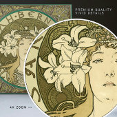 Alphonse Mucha Sarah Bernhardt Art Nouveau  Tegeltje