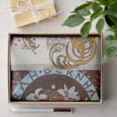 Alphonse Mucha Sarah Bernhardt  Art Nouveau Tissuepapier (Geschenk)